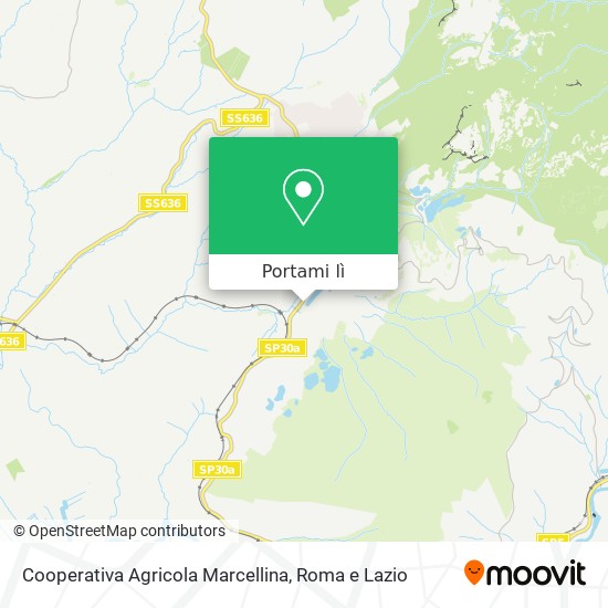 Mappa Cooperativa Agricola Marcellina