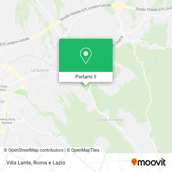 Mappa Villa Lante