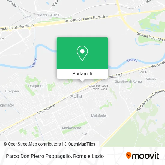 Mappa Parco Don Pietro Pappagallo