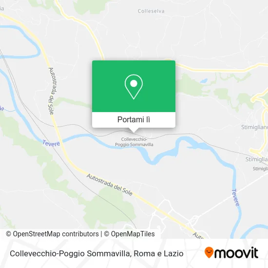 Mappa Collevecchio-Poggio Sommavilla