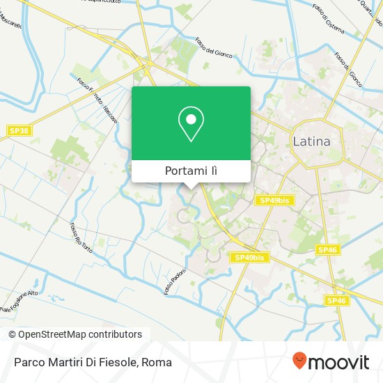 Mappa Parco Martiri Di Fiesole