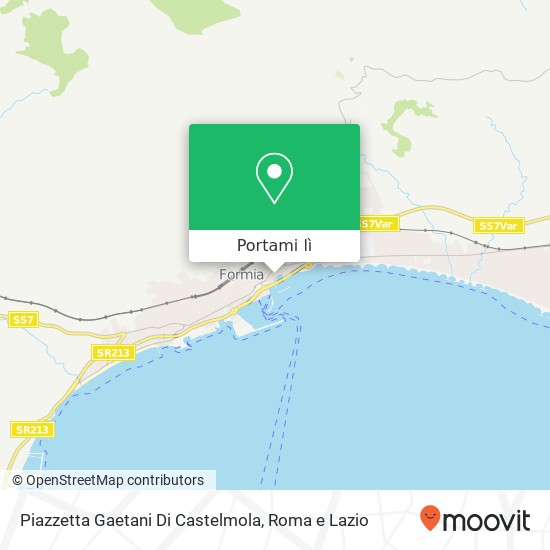 Mappa Piazzetta Gaetani Di Castelmola
