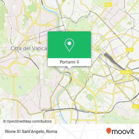 Mappa Rione XI Sant'Angelo