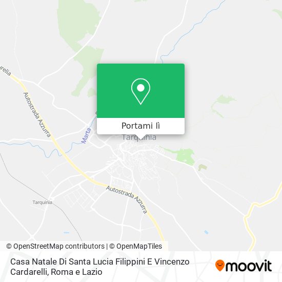 Mappa Casa Natale Di Santa Lucia Filippini E Vincenzo Cardarelli