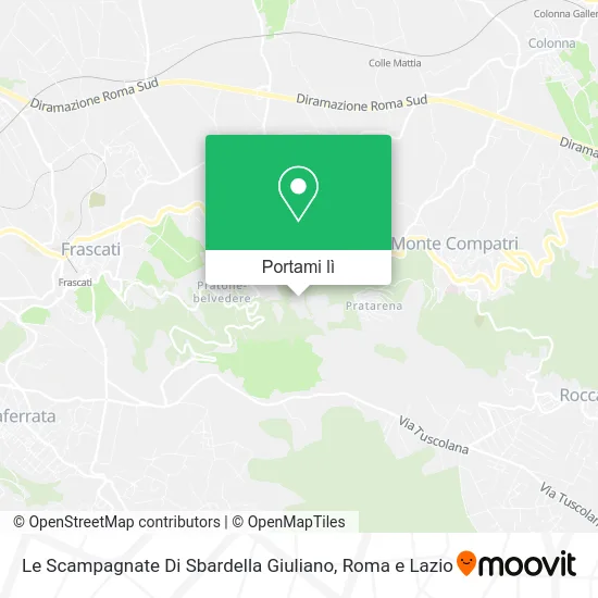 Mappa Le Scampagnate Di Sbardella Giuliano