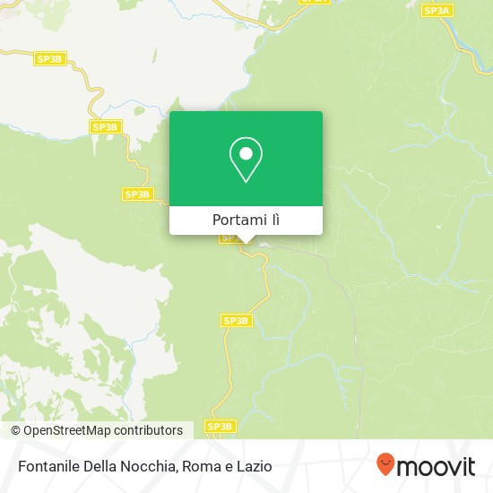 Mappa Fontanile Della Nocchia