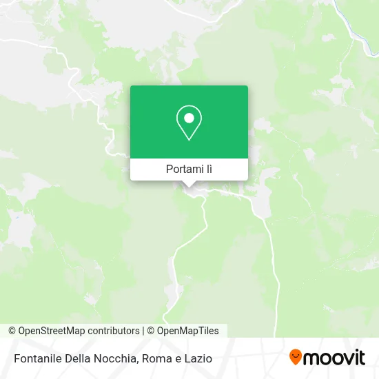 Mappa Fontanile Della Nocchia