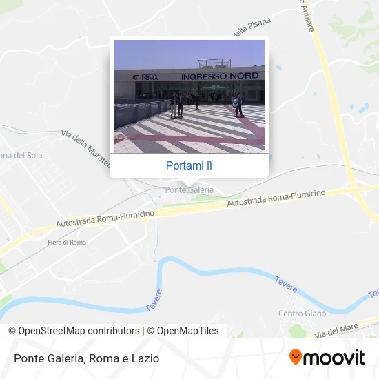 Mappa Ponte Galeria