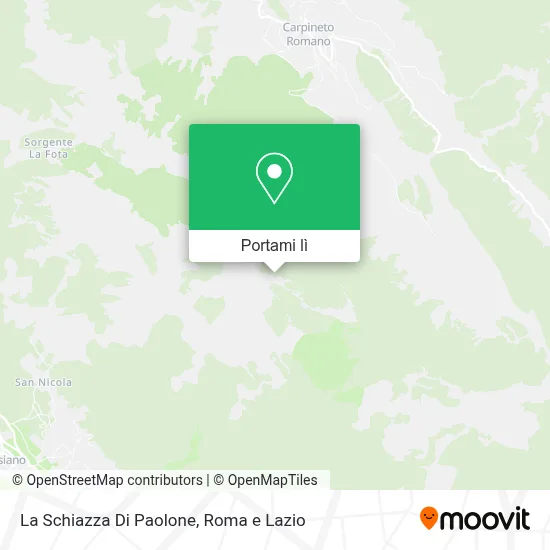 Mappa La Schiazza Di Paolone