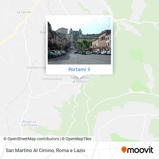 Mappa San Martino Al Cimino