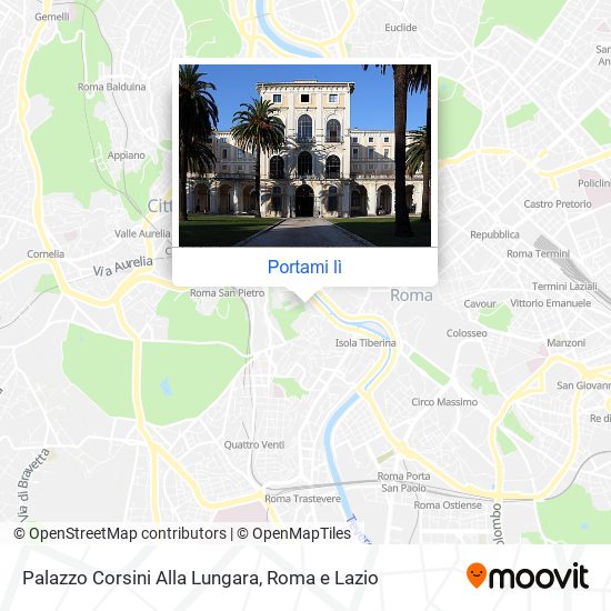 Mappa Palazzo Corsini Alla Lungara