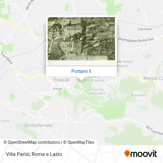 Mappa Villa Parisi