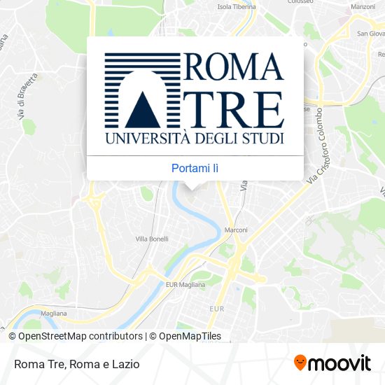 Mappa Roma Tre