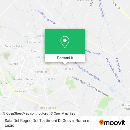Mappa Sala Del Regno Dei Testimoni Di Geova