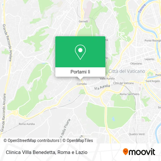 Mappa Clinica Villa Benedetta