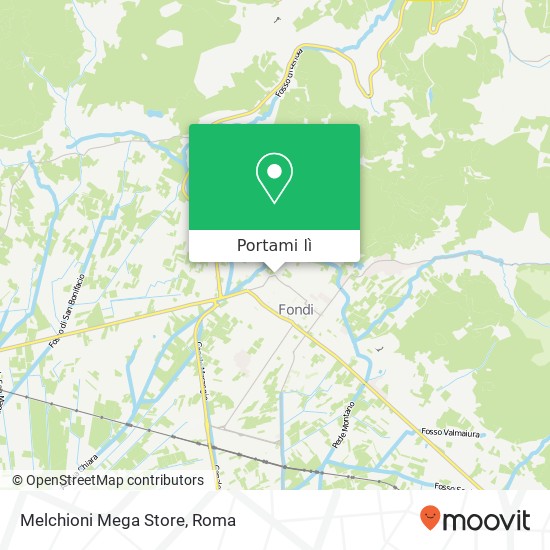 Mappa Melchioni Mega Store