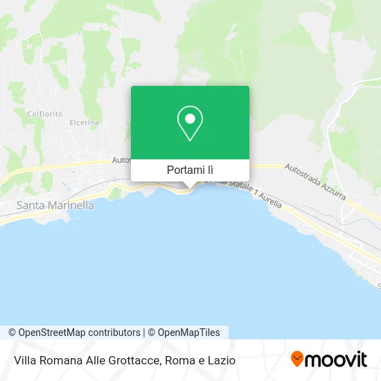 Mappa Villa Romana Alle Grottacce