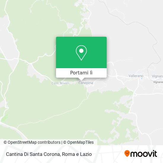 Mappa Cantina Di Santa Corona
