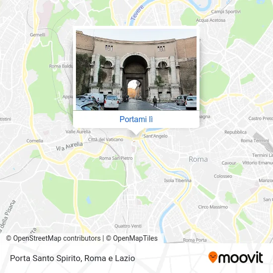 Mappa Porta Santo Spirito