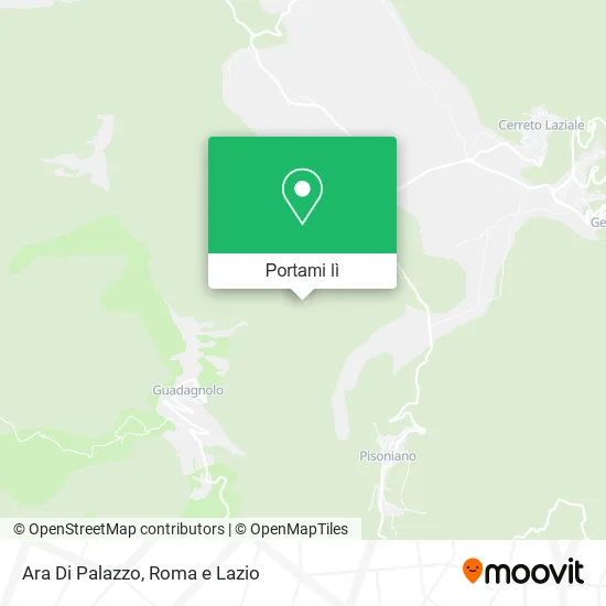 Mappa Ara Di Palazzo