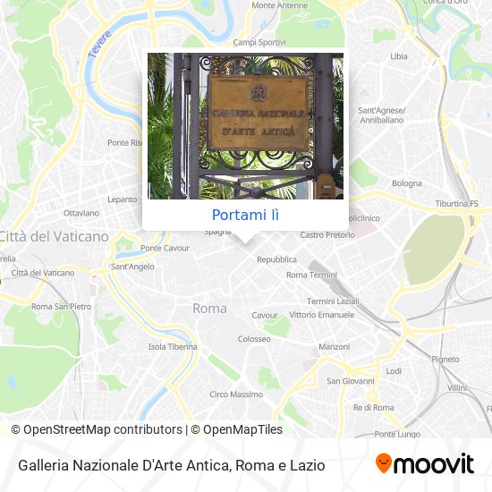 Mappa Galleria Nazionale D'Arte Antica