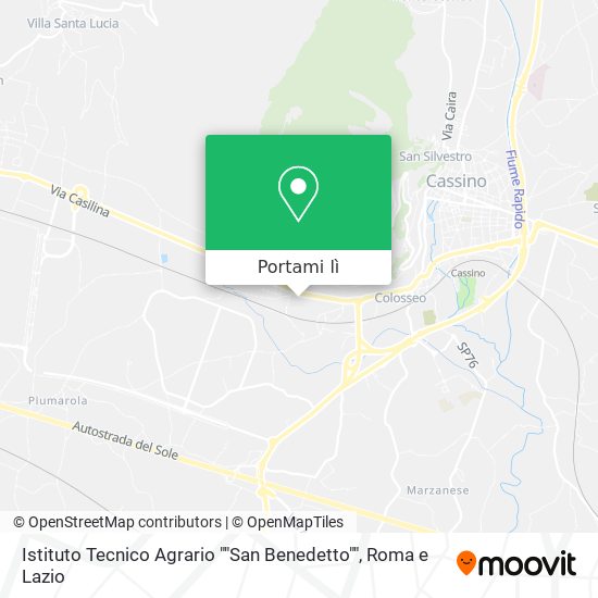Mappa Istituto Tecnico Agrario ""San Benedetto""