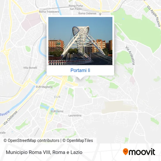 Mappa Municipio Roma VIII