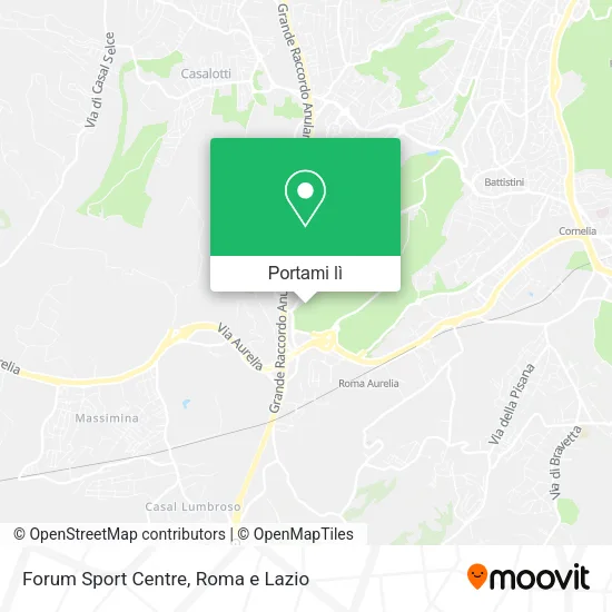 Mappa Forum Sport Centre