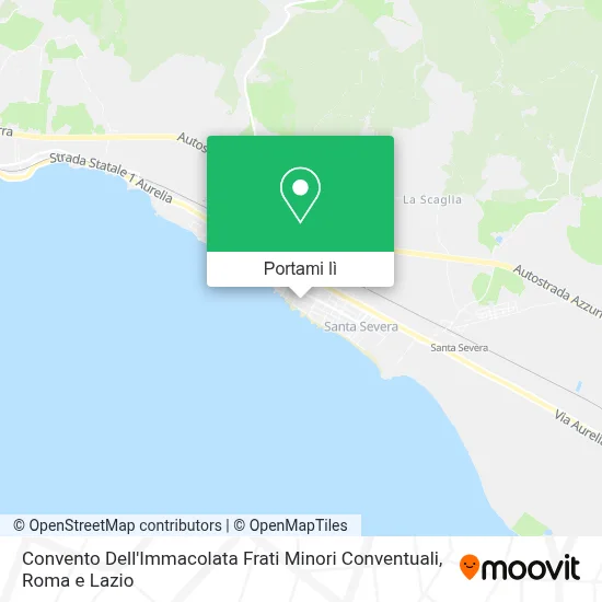 Mappa Convento Dell'Immacolata Frati Minori Conventuali