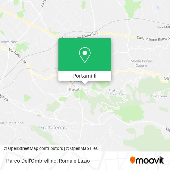 Mappa Parco Dell'Ombrellino