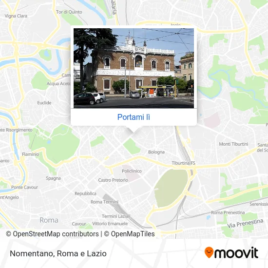 Mappa Nomentano