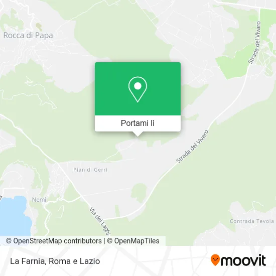 Mappa La Farnia