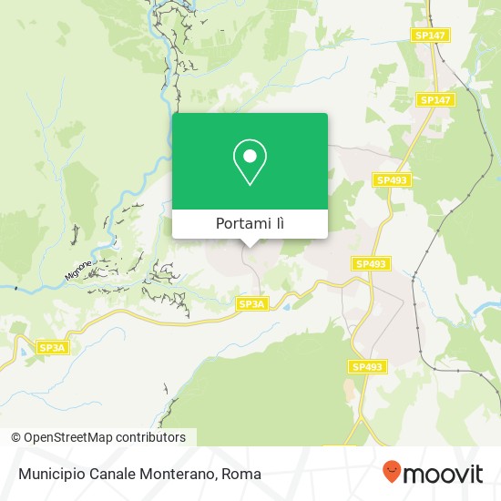 Mappa Municipio Canale Monterano