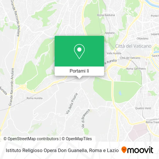 Mappa Istituto Religioso Opera Don Guanella