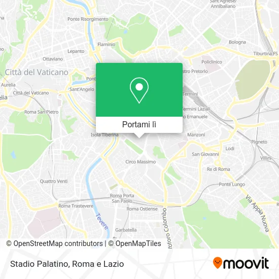 Mappa Stadio Palatino