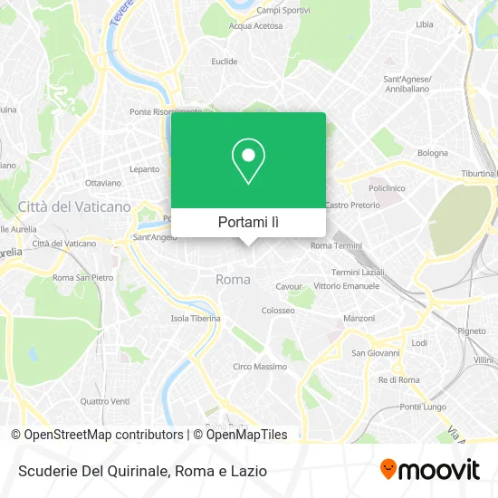 Mappa Scuderie Del Quirinale