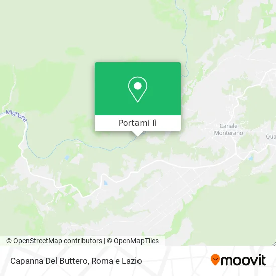 Mappa Capanna Del Buttero