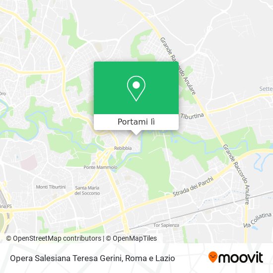 Mappa Opera Salesiana Teresa Gerini