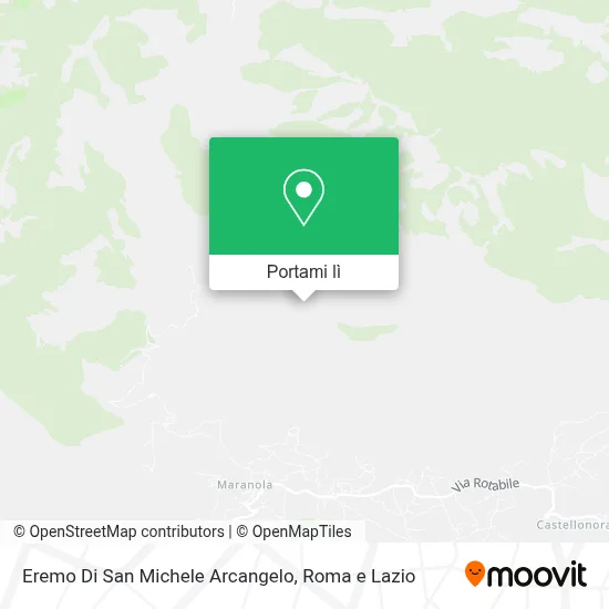 Mappa Eremo Di San Michele Arcangelo