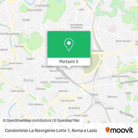 Mappa Condominio La Risorgente Lotto 1