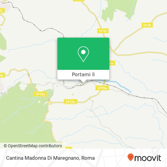 Mappa Cantina Madonna Di Maregnano