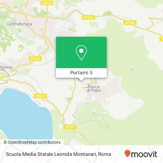 Mappa Scuola Media Statale Leonida Montanari