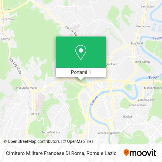 Mappa Cimitero Militare Francese Di Roma