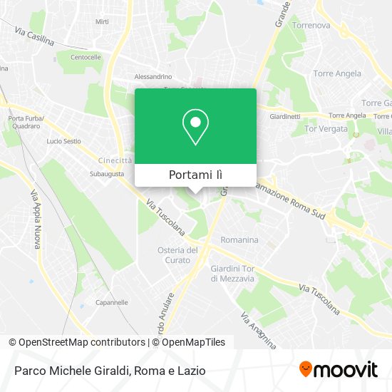 Mappa Parco Michele Giraldi