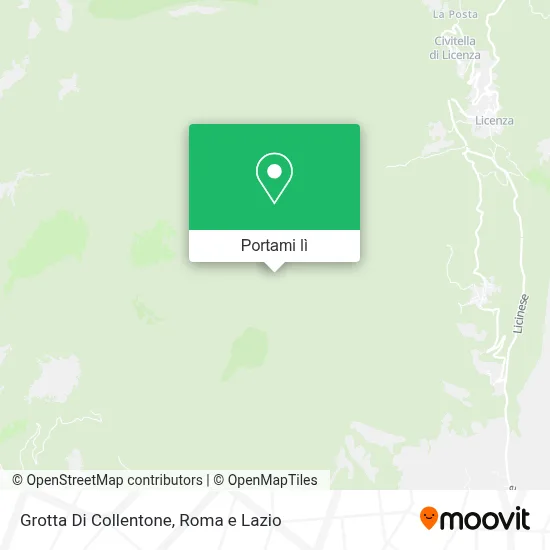 Mappa Grotta Di Collentone
