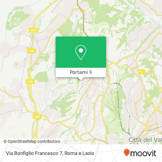 Mappa Via Bonfiglio Francesco 7