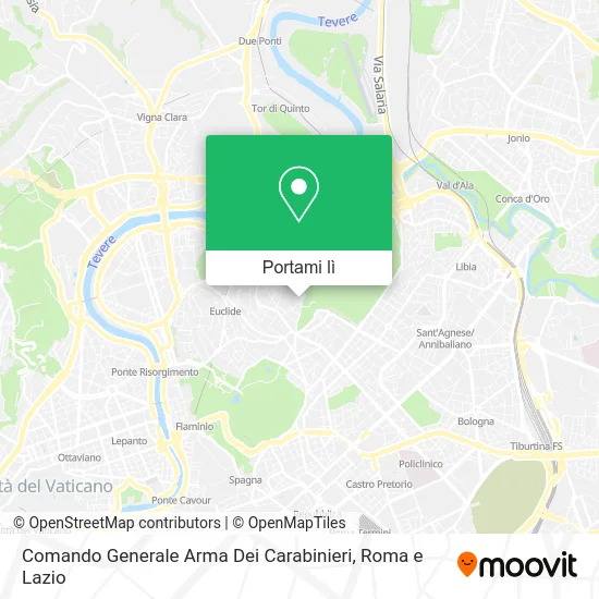 Mappa Comando Generale Arma Dei Carabinieri