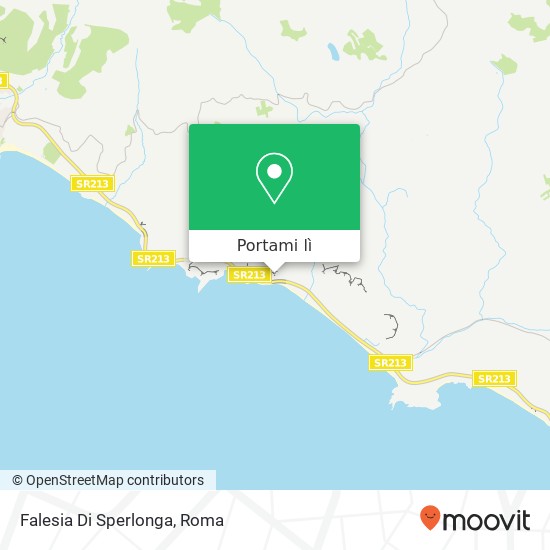 Mappa Falesia Di Sperlonga