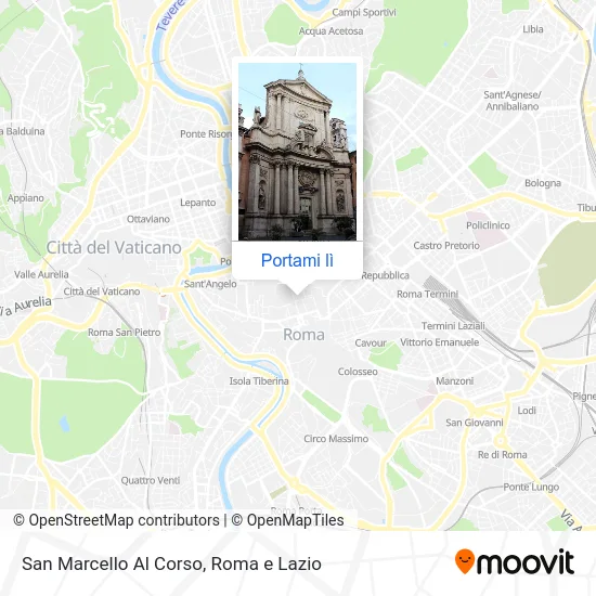 Mappa San Marcello Al Corso