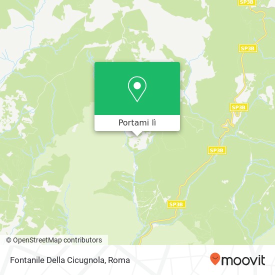 Mappa Fontanile Della Cicugnola